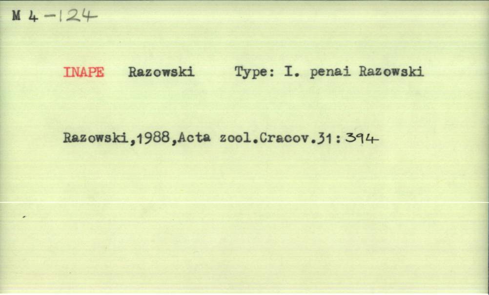 front of card